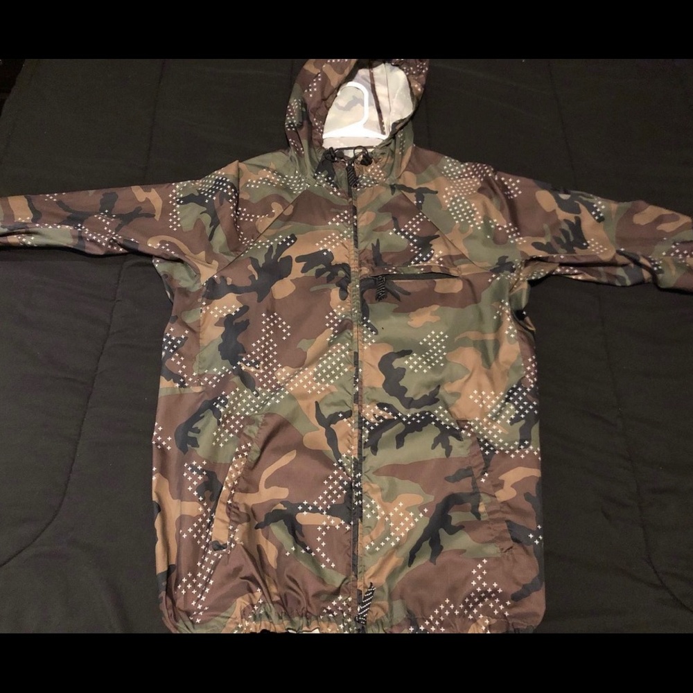 Nike SB Camouflage zip up wind breaker